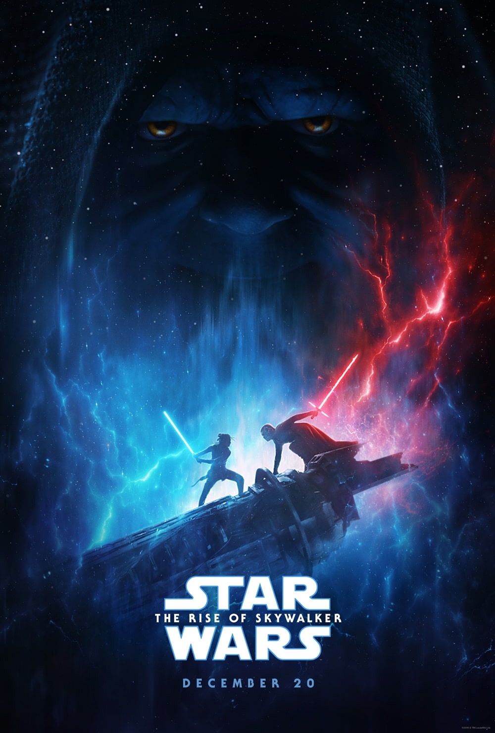 スター ウォーズ Ep9のポスター公開 レイとカイロ レンが対峙 映画ナタリー